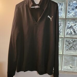 Puma V-Neck Black Men's Sweater